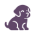 chiot assis silhouette noire chiot assis